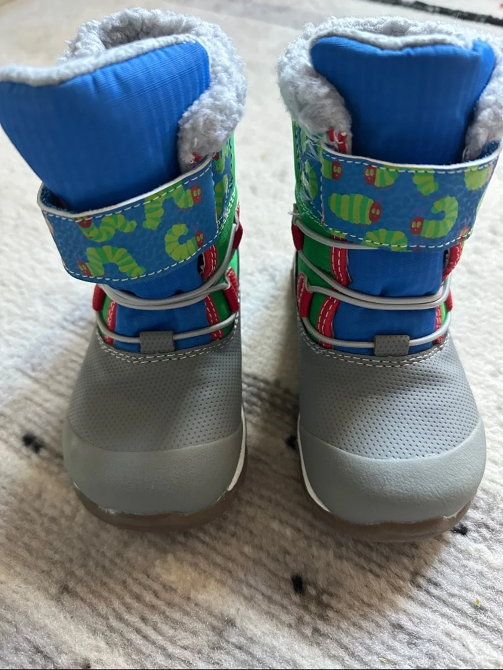 See Kai run hungry caterpillar 3M Thinsulate, Winter Boots worn 3x. Toddler - Picture 1 of 7